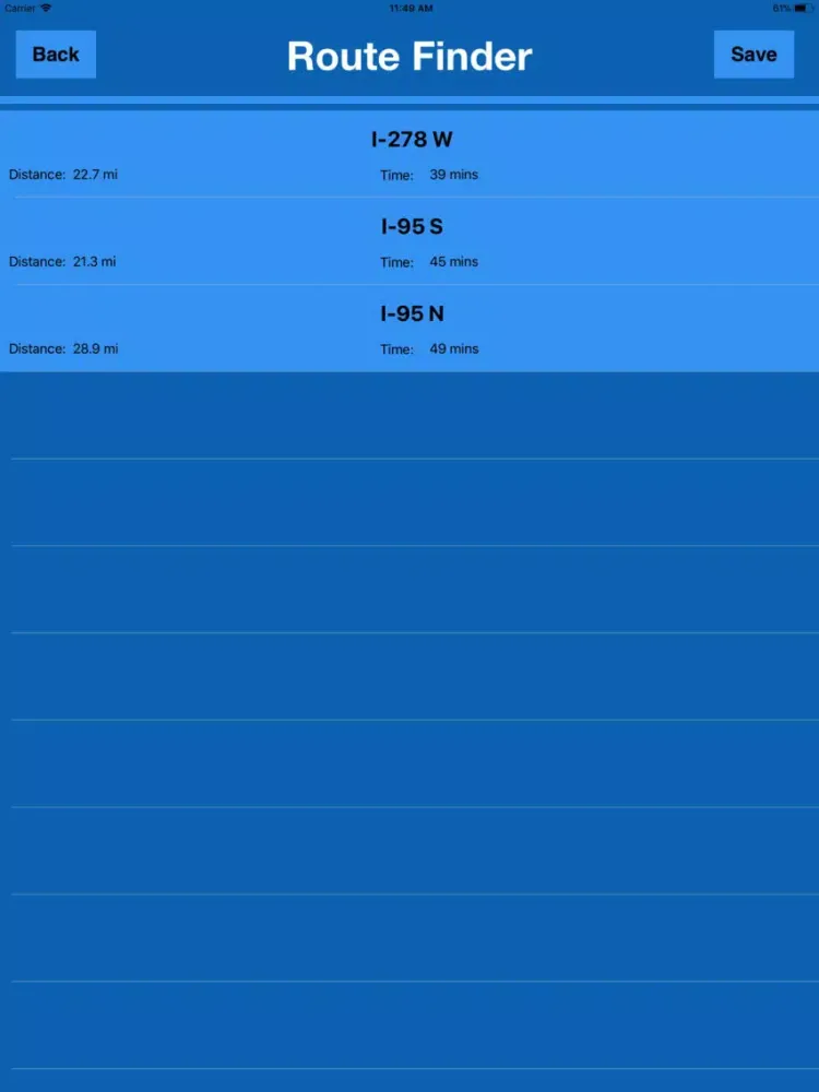 Directions & Map Navigator MGR iPad  Screenshots