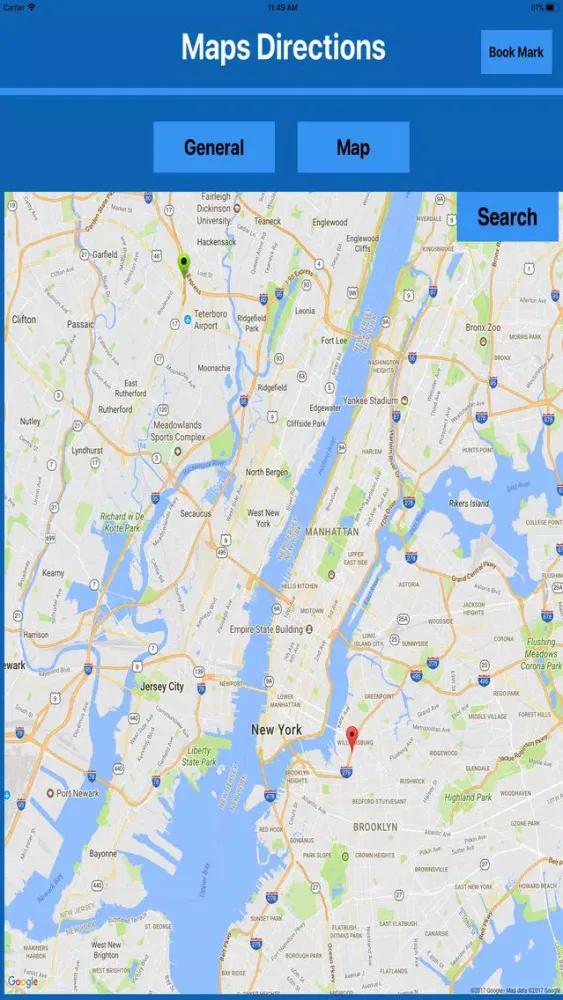 Directions & Map Navigator MGR Screenshots