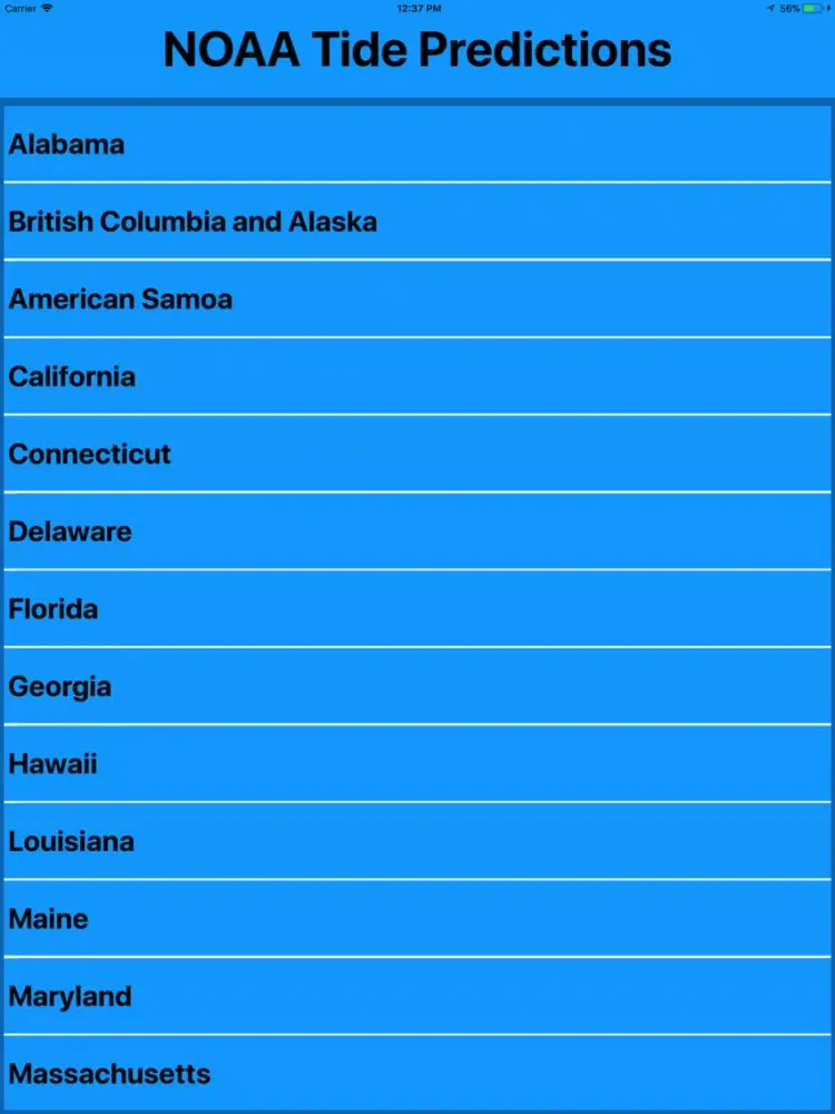 تصاویر Tide Predictions iPad 