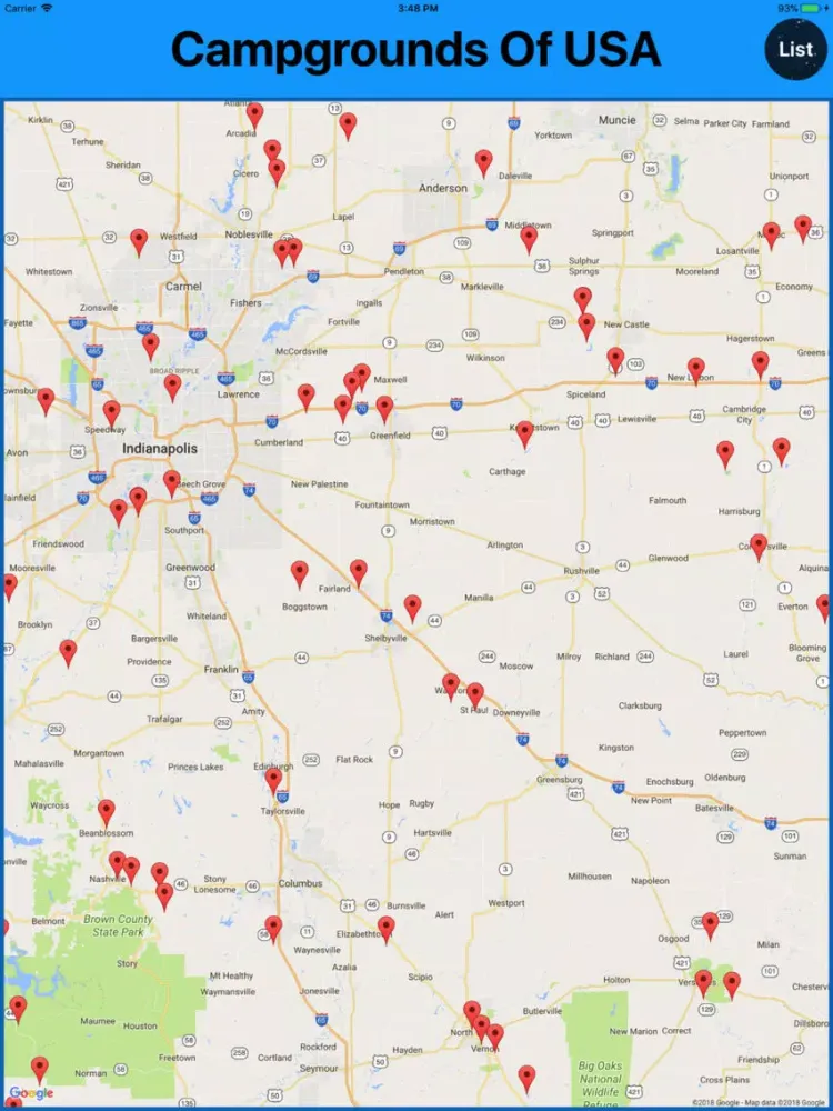 Скриншоты Campgrounds of USA MGR iPad 