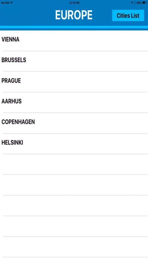 Europe Online Travel应用截图