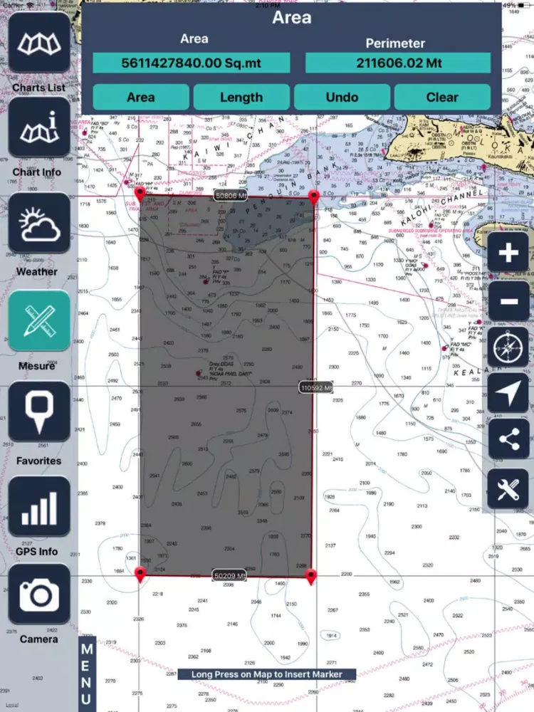 Zrzuty ekranu Hawaii Raster Maps iPad 
