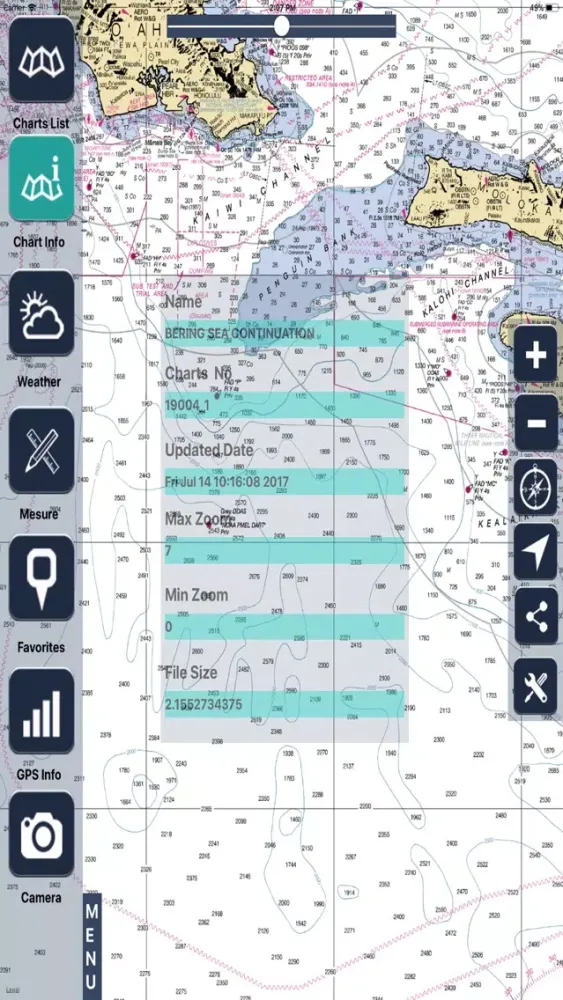 Zrzuty ekranu Hawaii Raster Maps