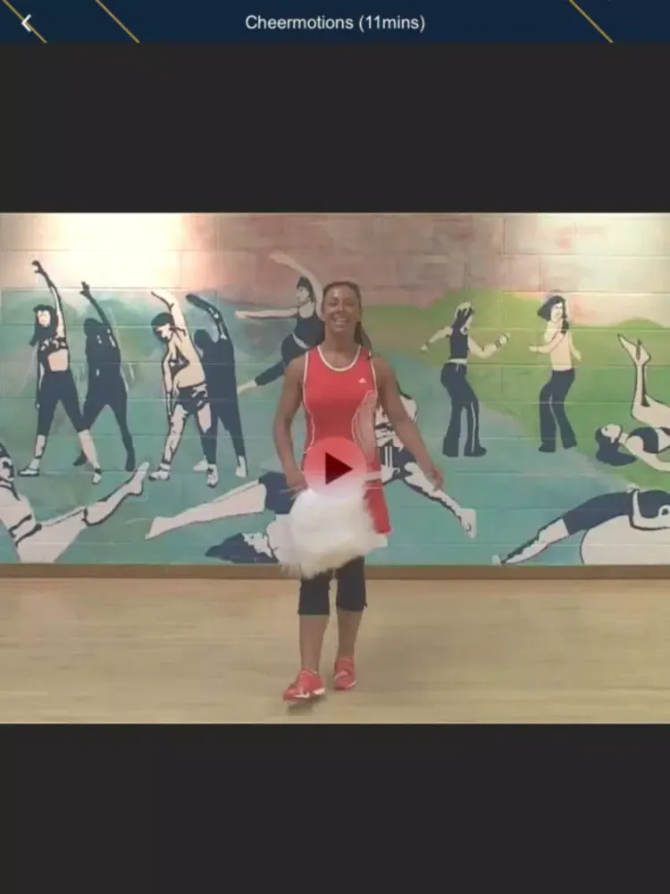 Capturas de tela do Cheerleading Dance Fitness iPad 