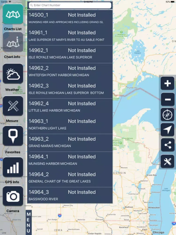 Minnesota Raster Maps iPad  스크린샷