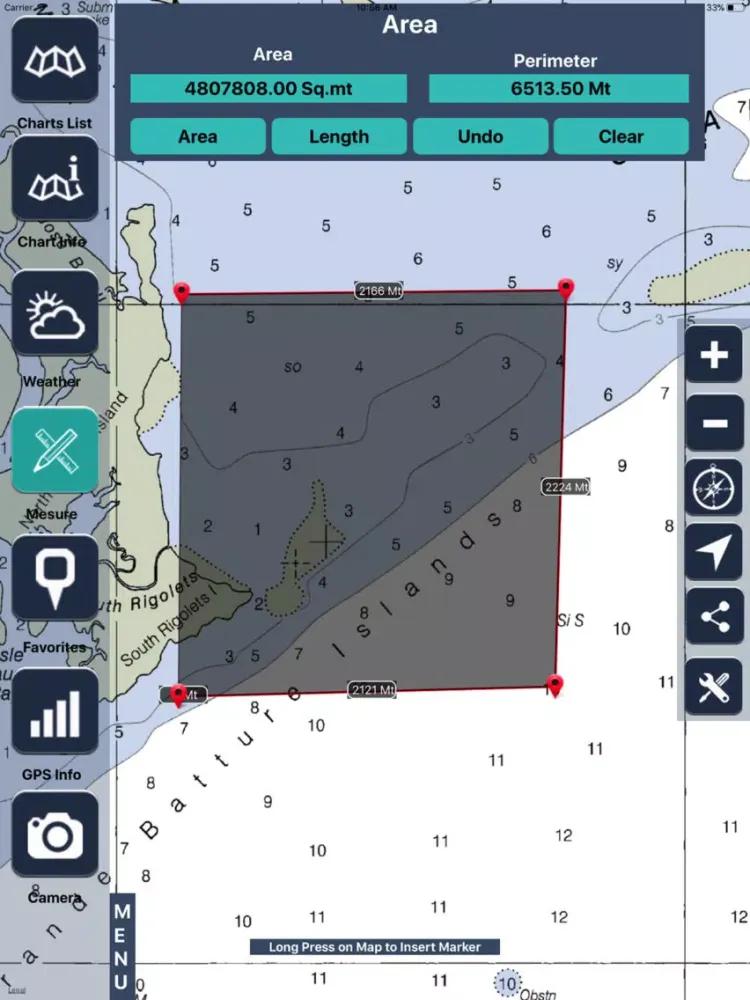 Tangkapan skrin Alabama Raster Maps iPad 
