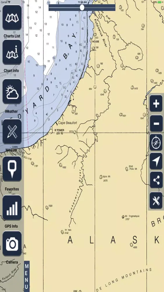 Zrzuty ekranu Alaska Raster Maps