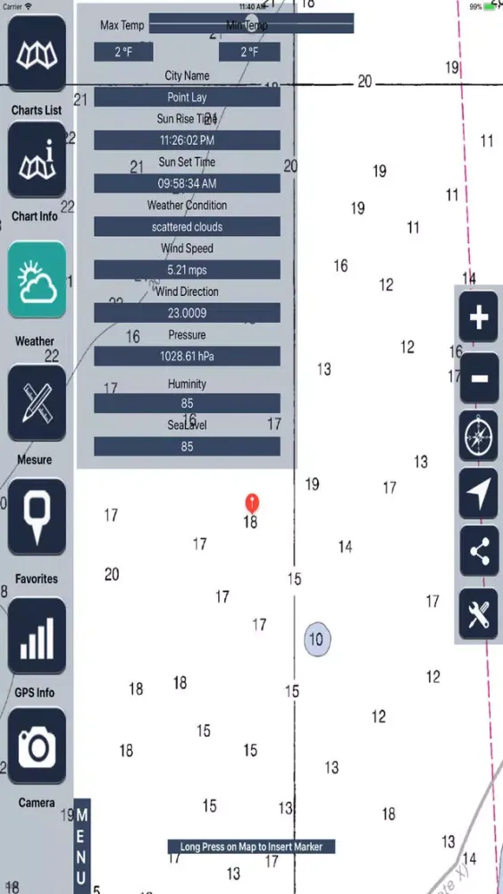 Zrzuty ekranu Alaska Raster Maps