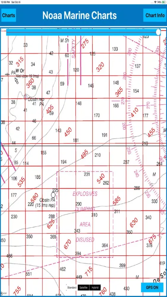 ภาพหน้าจอของ USA Marine Charts NOAA MGR