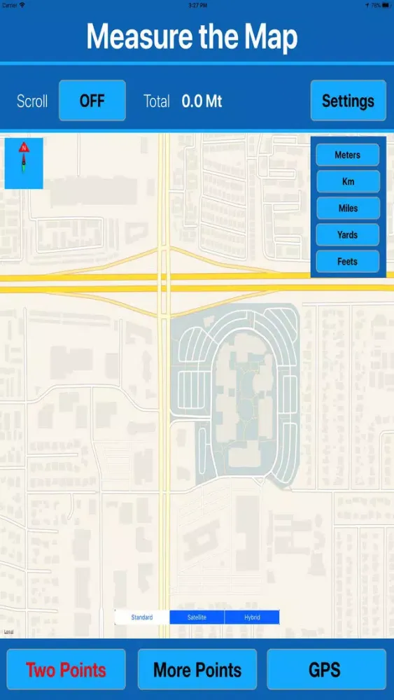 Capturas de tela do Measure the Map