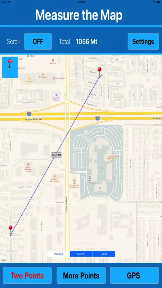 Capturas de tela do Measure the Map