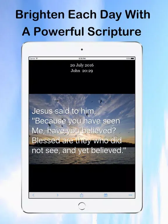 Capturas de tela do Scripture of the Day (NASB Version) iPad 