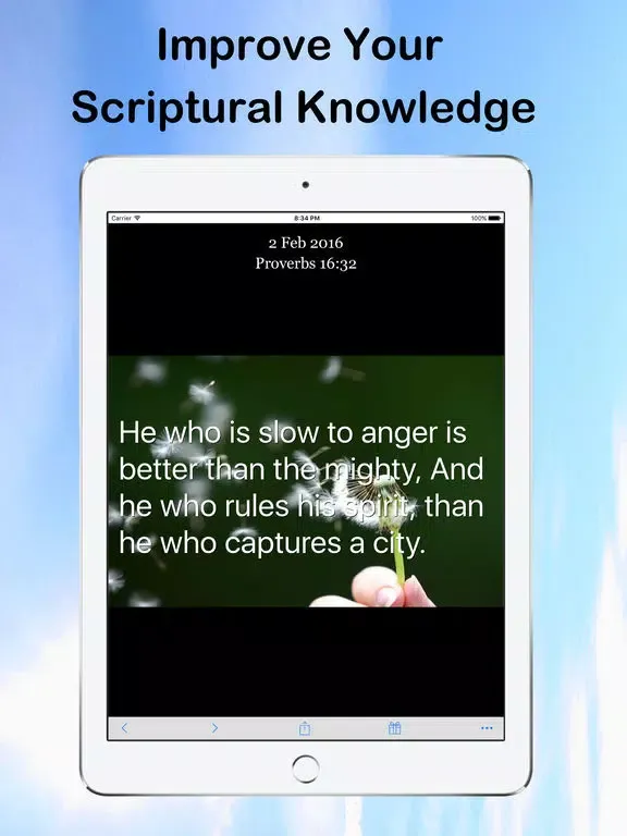 Capturas de tela do Scripture of the Day (NASB Version) iPad 