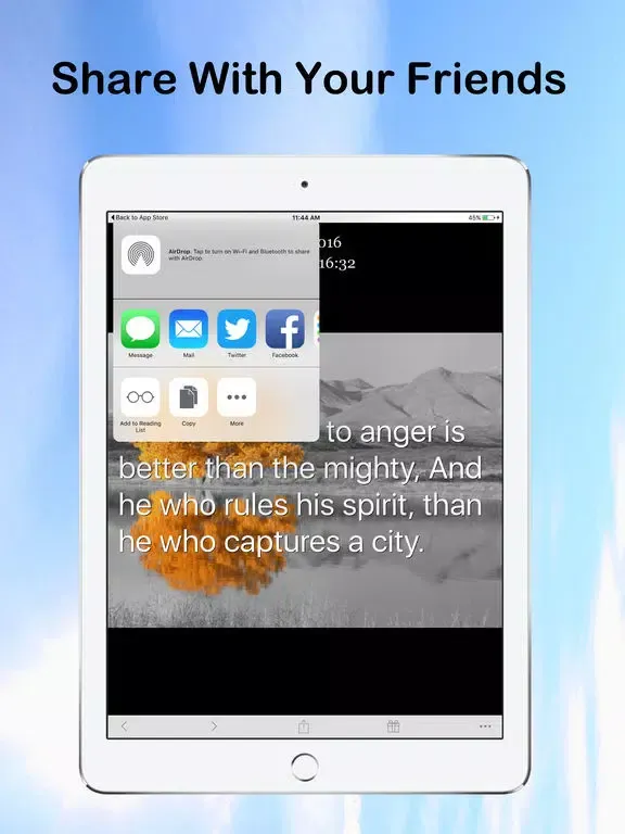 Capturas de tela do Scripture of the Day (NASB Version) iPad 