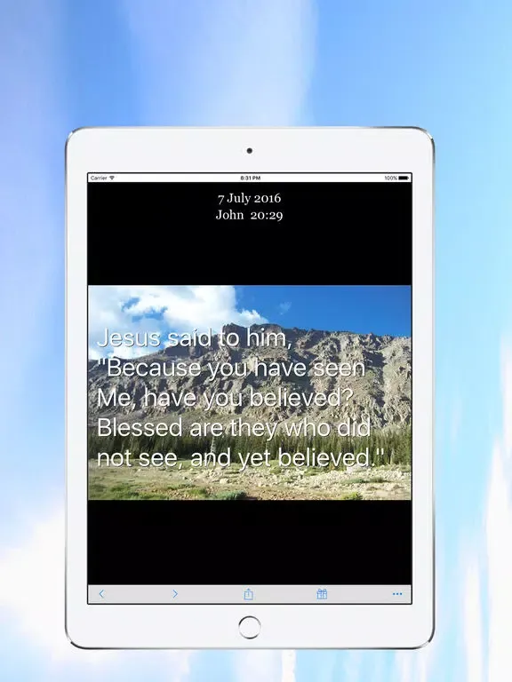 Capturas de tela do Scripture of the Day (NASB Version) iPad 