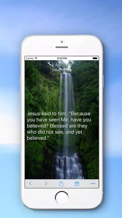 Capturas de tela do Scripture of the Day (NASB Version)