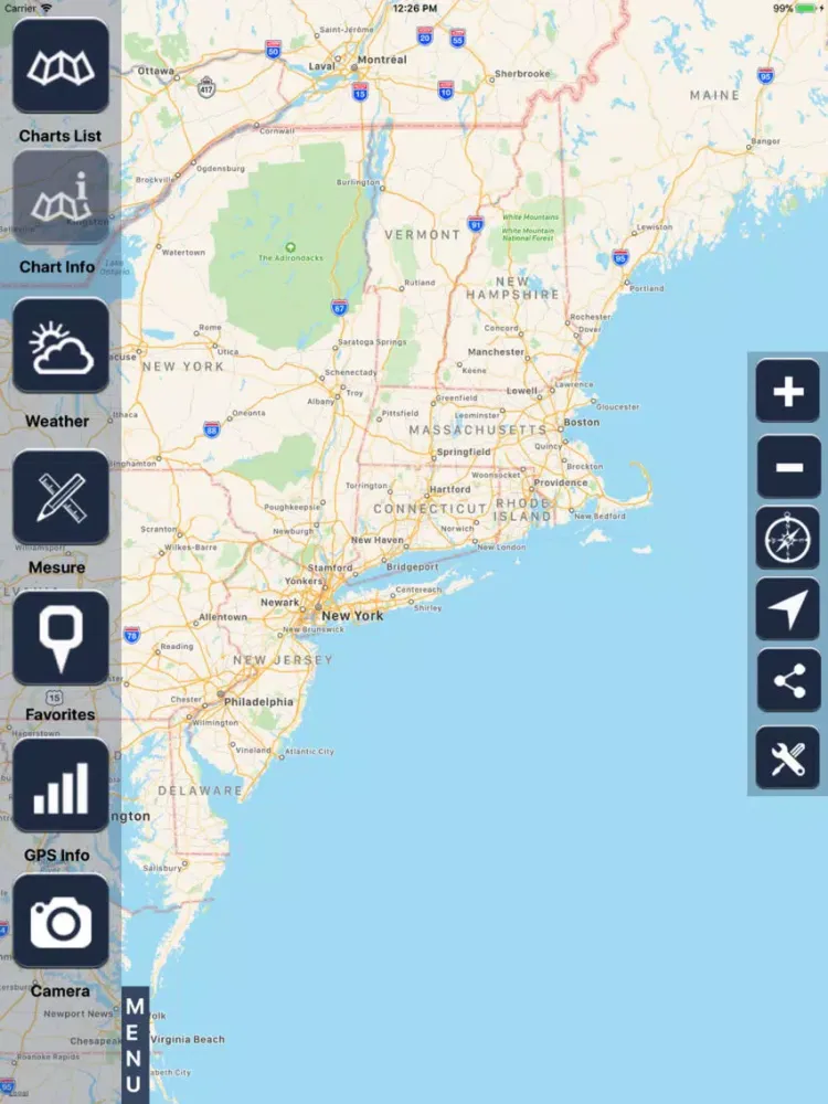 Connecticut Raster Maps iPad  स्क्रीनशॉट