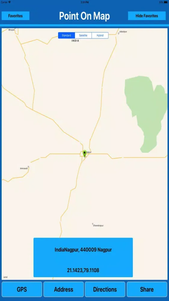 Point on Map MGR سکرین شاٹس