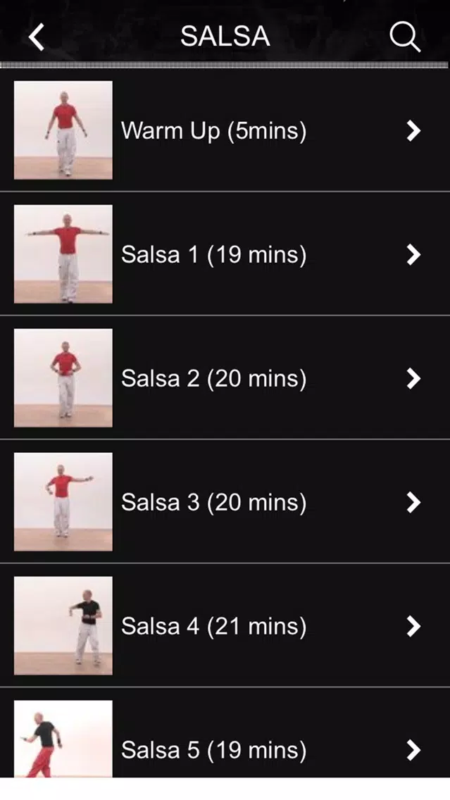 Salsa Dance Fitness Workouts Screenshots
