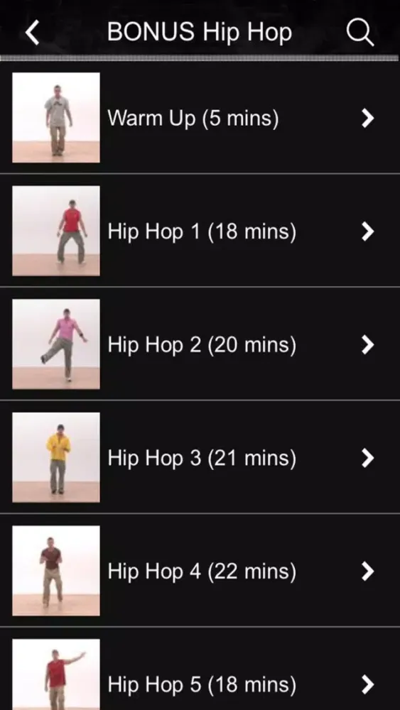 Tangkapan layar Salsa Dance Fitness Workouts