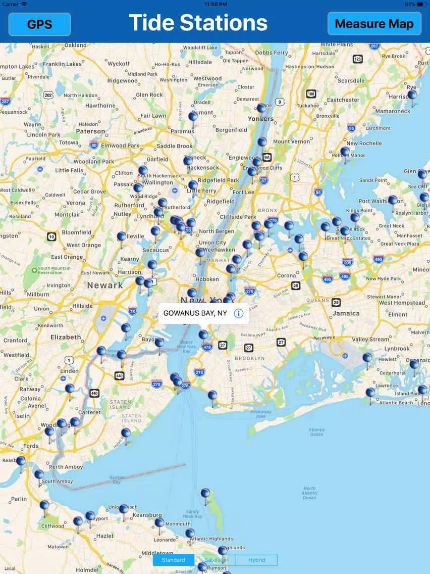 Zrzuty ekranu Tide Stations of USA MGR iPad 