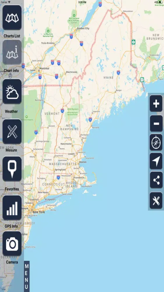 New Hampsphire Raster Maps MGR Ekran Görüntüleri