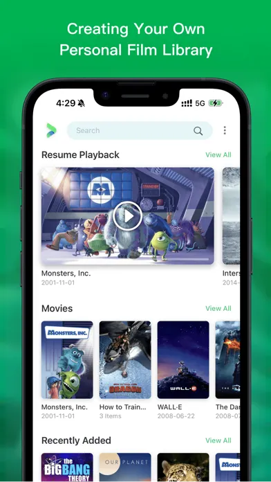 Capturas de tela do VidHub -Video Library & Player