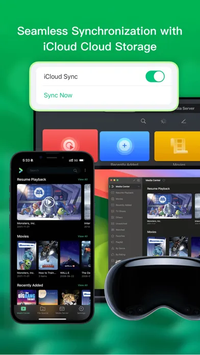 Capturas de tela do VidHub -Video Library & Player