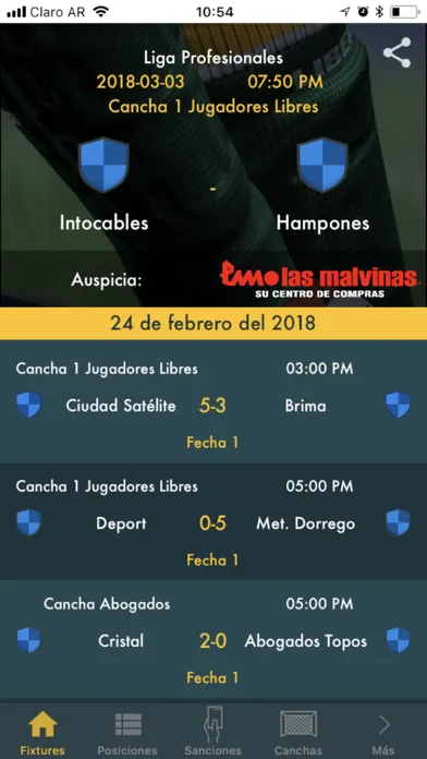 Futboleros App Screenshots