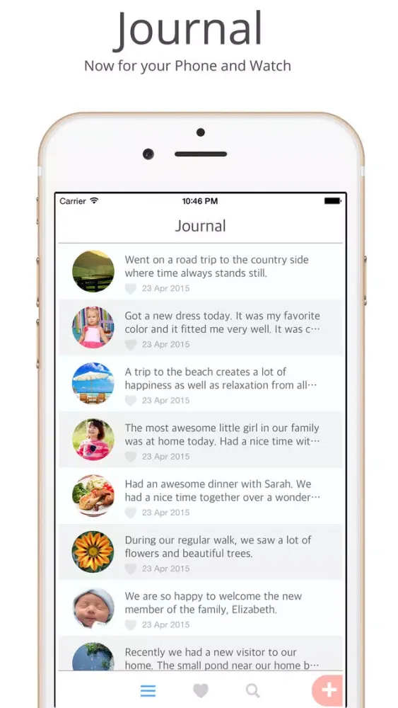 Journal - Capture life as it happens سکرین شاٹس