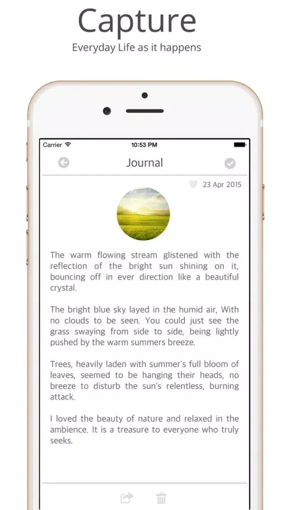 Journal - Capture life as it happens سکرین شاٹس