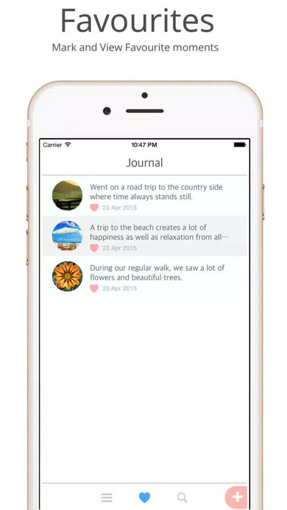 Journal - Capture life as it happens سکرین شاٹس