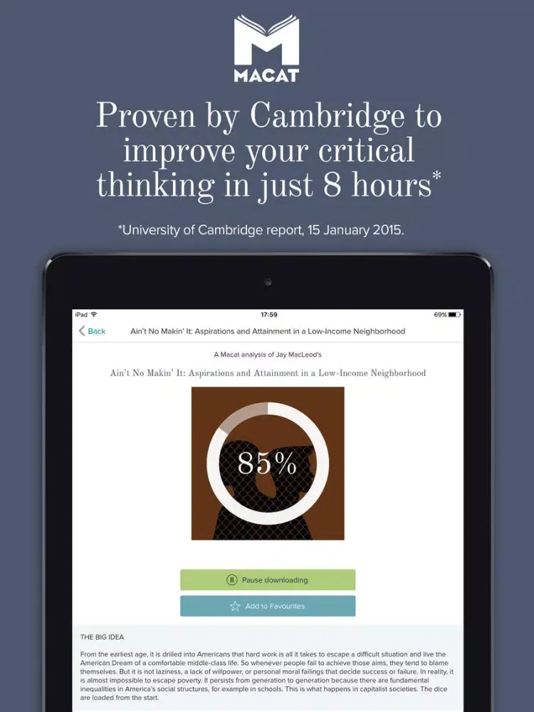 Audiobooks by Macat - More than 500 hours of the world's greatest books, explained iPad  Screenshots
