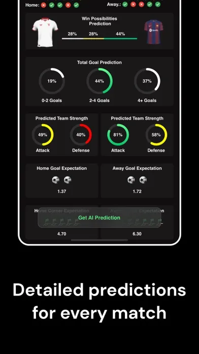 WinAI: Football Betting Tips Screenshots