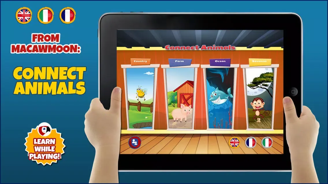 Capturas de tela do Discovery the animals - counting with interactive fauna zoo ocean wild - Macaw Moon