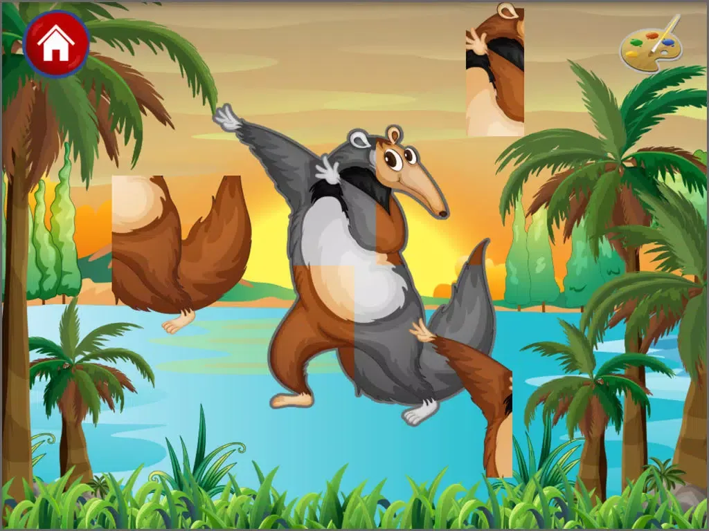 Preschool animals Jungle Shape and color puzzles for toddlers and kids - Learning educational games to teach alphabet and letters songs, macthing and memory - Macaw Moon iPad  スクリーンショット