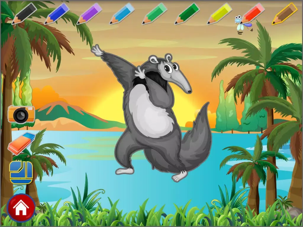Preschool animals Jungle Shape and color puzzles for toddlers and kids - Learning educational games to teach alphabet and letters songs, macthing and memory - Macaw Moon iPad  スクリーンショット