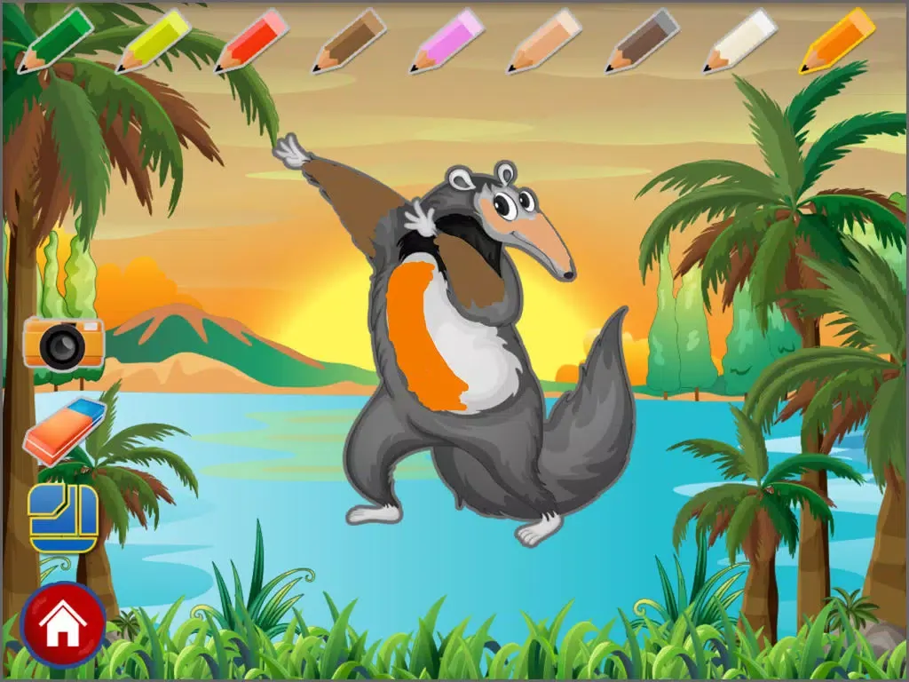 Preschool animals Jungle Shape and color puzzles for toddlers and kids - Learning educational games to teach alphabet and letters songs, macthing and memory - Macaw Moon iPad  スクリーンショット