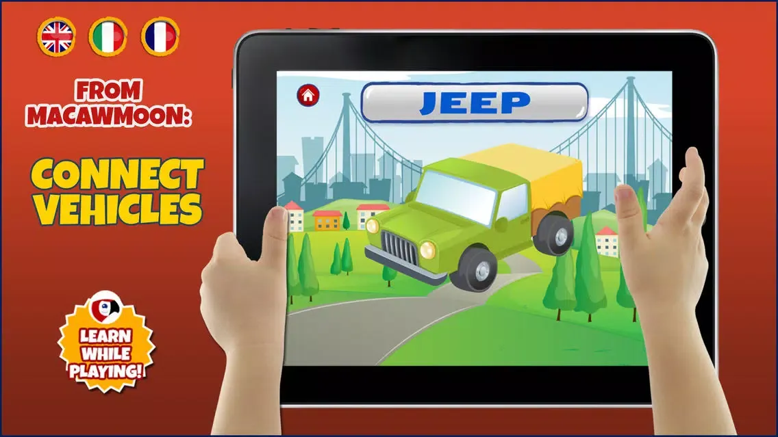 Zrzuty ekranu Kids Car, Trucks and Vehicles - Puzzles for Todddler - Macaw Moon