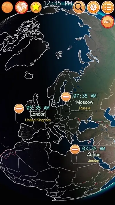 Clocks of Cities on Terra سکرین شاٹس