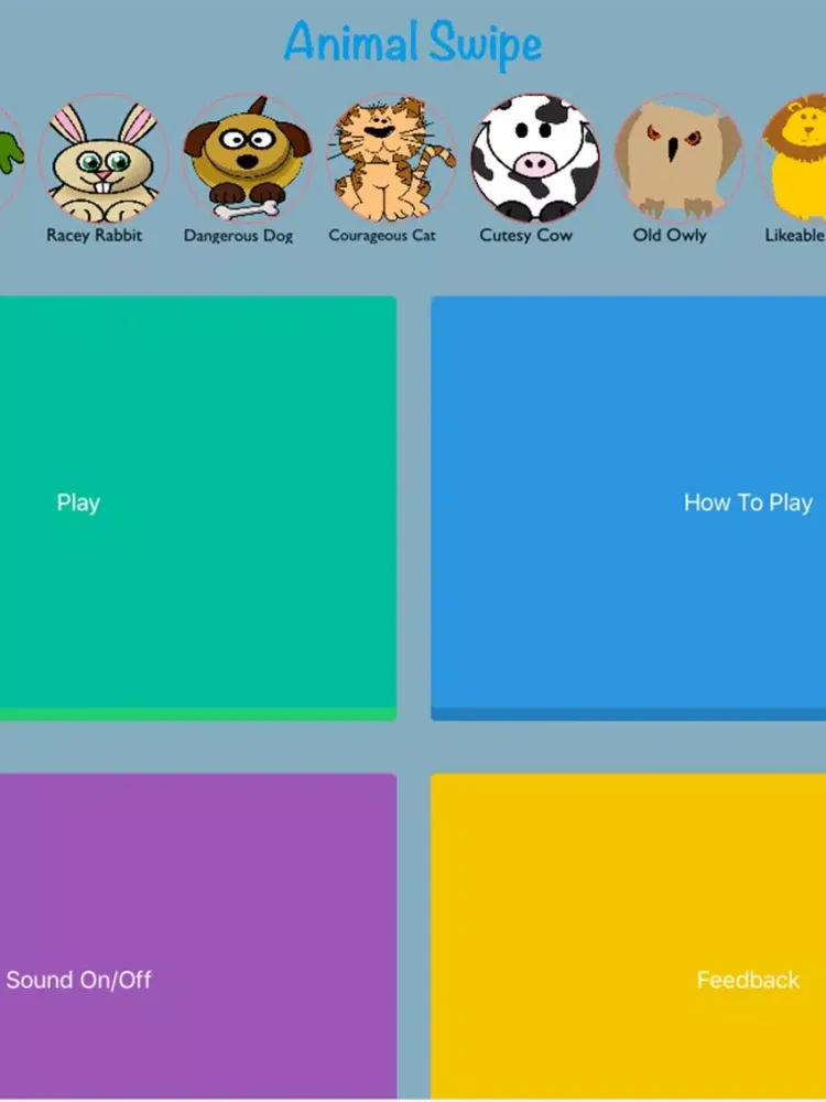 The Animal Swipe - Play With Exciting New Animals! iPad  سکرین شاٹس