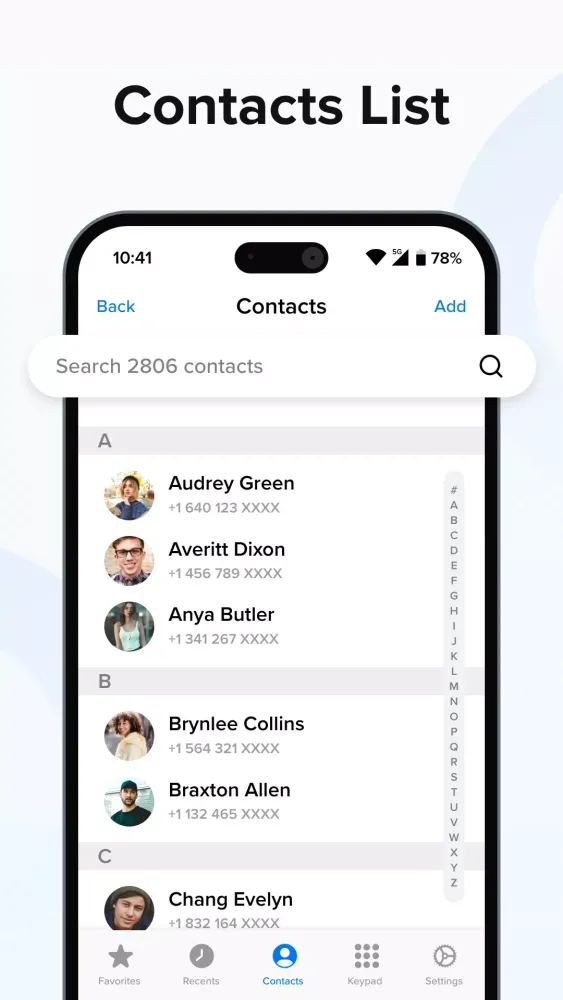 Contacts: Phone Calls & Dialer Screenshots