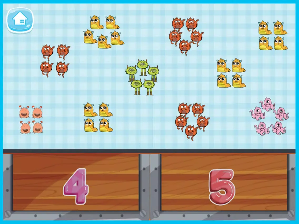 ABC & 123 Monsters For Toddler iPad 应用截图