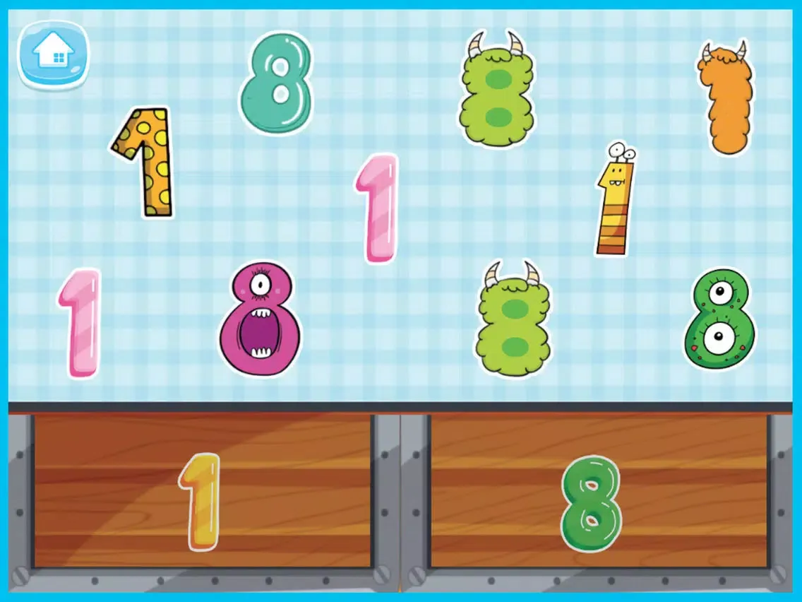 ABC & 123 Monsters For Toddler iPad 应用截图