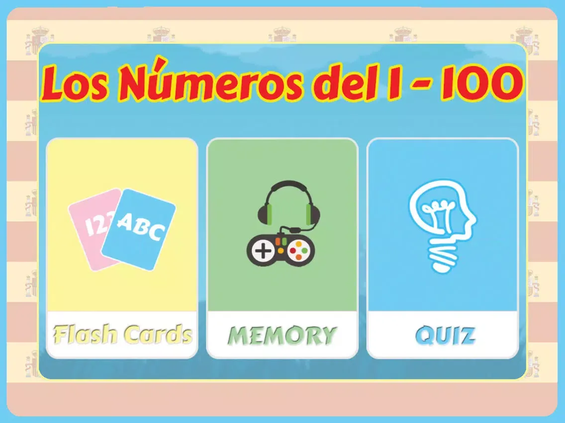 Flashcards and Games Of Number 1-100 Español iPad 应用截图