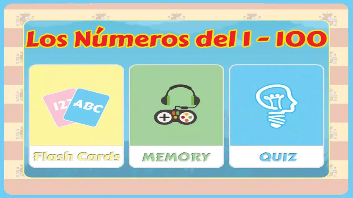 Flashcards and Games Of Number 1-100 Español应用截图