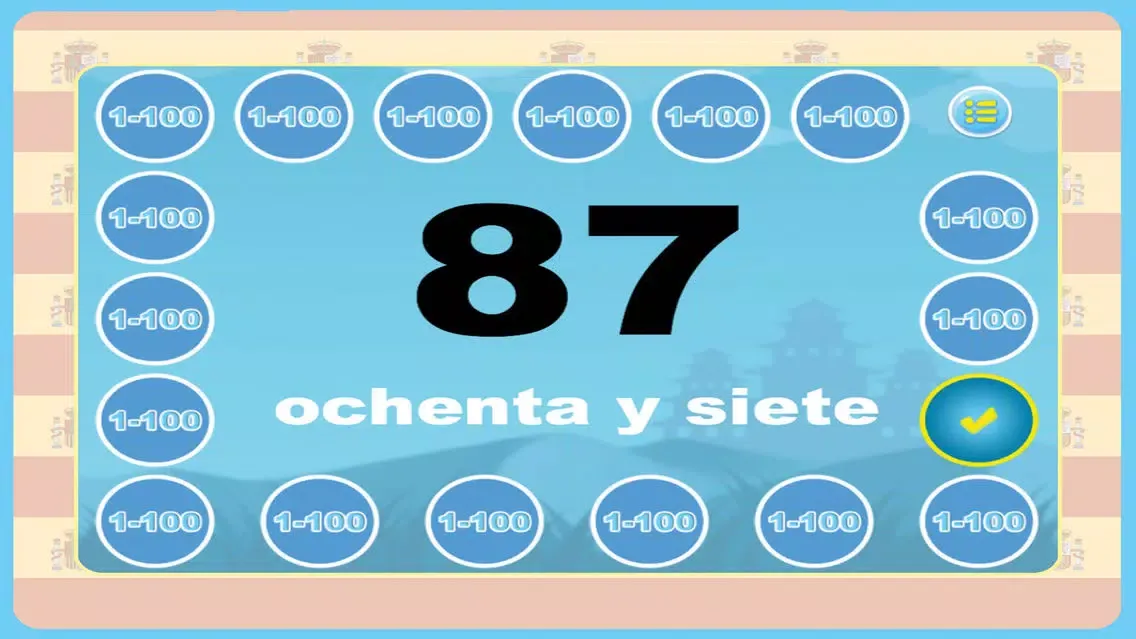 Flashcards and Games Of Number 1-100 Español应用截图