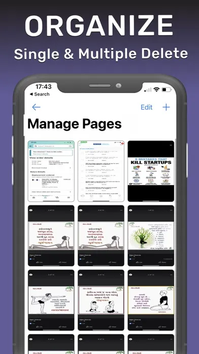 PDF Pages: Add, Delete, Export 스크린샷