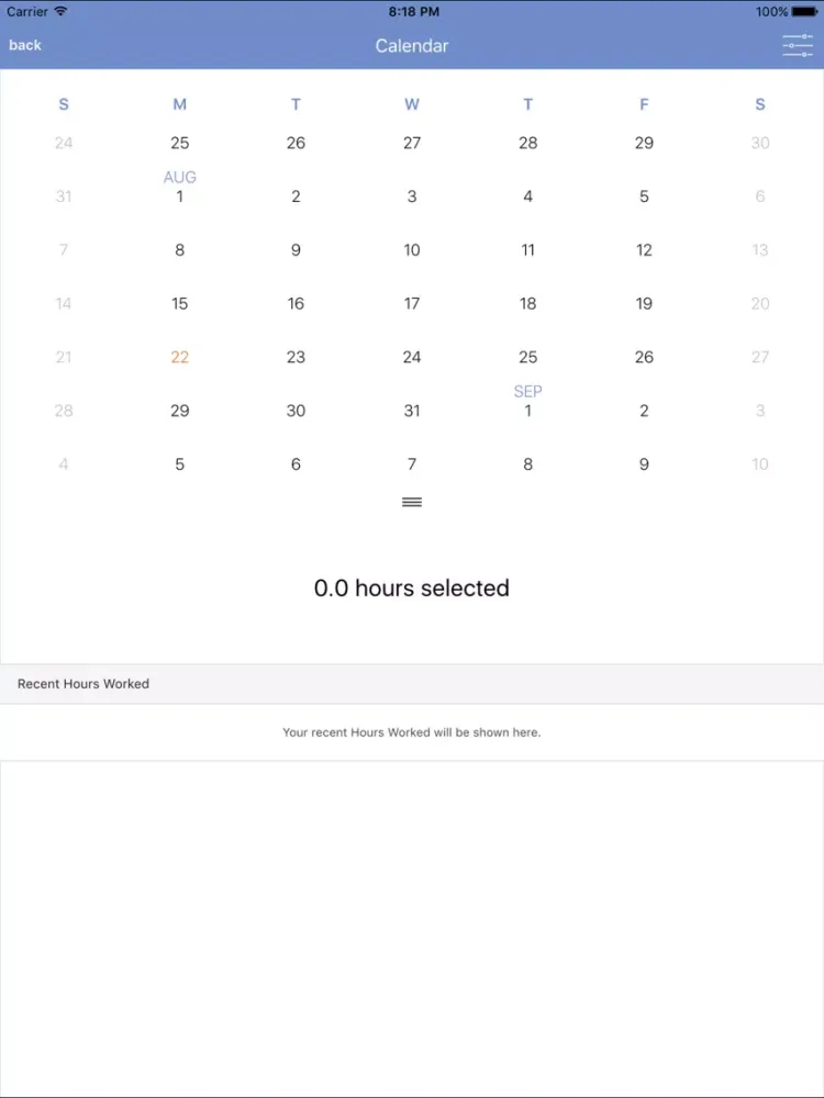 Screenshot di Hours Worked Time Clock & Pay iPad 