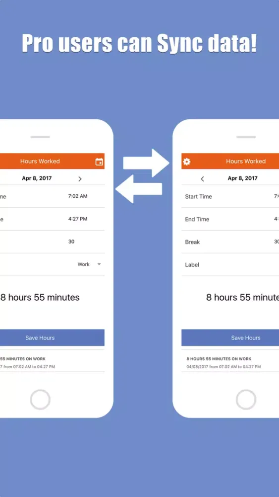 Screenshot di Hours Worked Time Clock & Pay